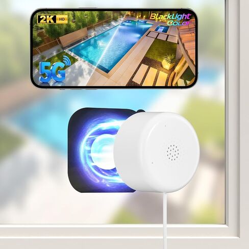 Cameras for Home Security Indoor Robot, 2K 2.4&5Ghz Indoor Camera WiFi Wireless Pet/Nanny/Dog Camera Phone App, Human Detection Color Night Vision, 2 Way Talk, AI Notification Smart Search Monitor Cam in Saudi Arabia