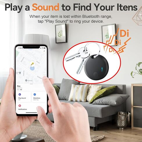 علامات تعقب الهواء 2026 لأجهزة Android أو iOS، نظام مزدوج لكل من iOS وAndroid Tracker، تطبيق Find My أو Google'S Find Hub، علامات تعقب ذكية مع حلقة مفاتيح، مكتشف المفاتيح/متعقب الأمتعة للمفاتيح والأمتعة والمحفظة in Kuwait