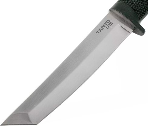 COLD STEEL Tanto Lite متين وخفيف الوزن ألماني 4116 من الفولاذ المقاوم للصدأ 6 بوصات شفرة ثابتة للصيد في الهواء الطلق، مقبض Kray-Ex غير قابل للانزلاق، غمد آمن in Kuwait