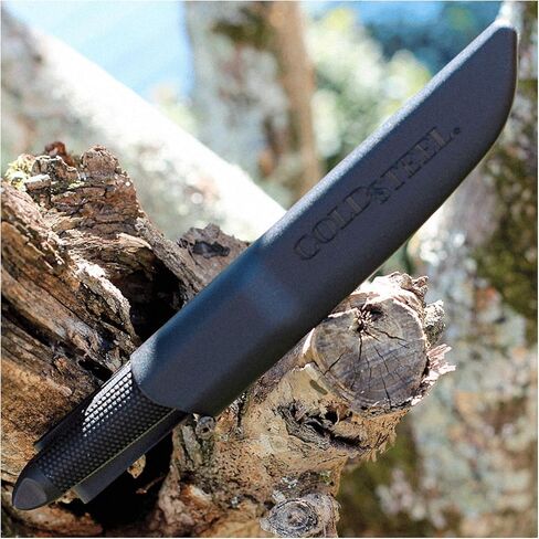 COLD STEEL Tanto Lite متين وخفيف الوزن ألماني 4116 من الفولاذ المقاوم للصدأ 6 بوصات شفرة ثابتة للصيد في الهواء الطلق، مقبض Kray-Ex غير قابل للانزلاق، غمد آمن in Kuwait
