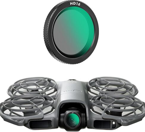 مجموعة فلاتر العدسات لـ DJI NEO 2، مرشحات UV/ND8/ND16/ND32/CPL المتوافقة مع ملحقات الطائرة بدون طيار DJI NEO2، عدسة الكاميرا المحايدة الكثافة ND Filter (UV) in Kuwait