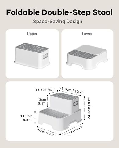 Baby Potty Training Seat with Step Stool, Potty Training Toilet for Baby to Toddler with Trash Bags and Spout Extender, Kids Portable Potty and Step Stool Set in Saudi Arabia
