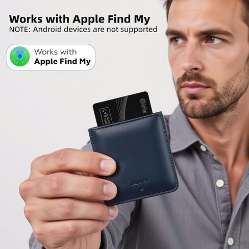 Wallet Tracker Card,Thin Finder, Item Finder Works with Apple Find My (iOS Only), IP68 Waterproof Item Locator for Luggage Tags, Passports, Bags (1 Black) in Saudi Arabia
