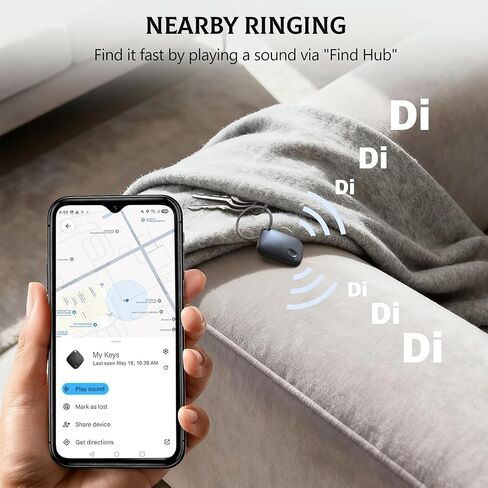 Air Tags-4 Pack Android【Google MFG Certified】, Air Tag for Android Item Finder Works with Google’s Find Hub, Air Tracker Device Locator, Smart Tag for Keys, Luggage, Bag, Suitcases in Saudi Arabia