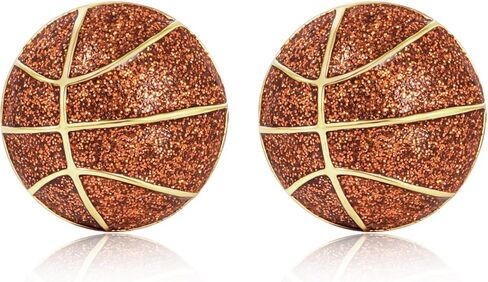 YUJIE Clip On Earrings Football Rugby Baseball Non Pierced Studs for Women Sports Game Team Fans Earrings Jewelry in Saudi Arabia