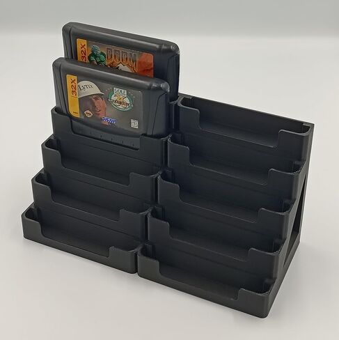 Display Tower, Rack, Case for Sega 32X Genesis Games (Fits 10 Games) in Saudi Arabia
