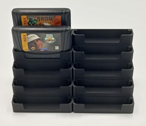 Display Tower, Rack, Case for Sega 32X Genesis Games (Fits 10 Games) in Saudi Arabia