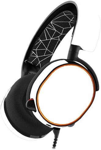 غلاف MightySkins متوافق مع سماعة الألعاب SteelSeries Arctis 5 - أبيض خالص | غطاء مغلف من الفينيل واقٍ ومتين وفريد ​​من نوعه | سهل التطبيق والإزالة وتغيير الأنماط | صنع في الولايات المتحدة الأمريكية in Kuwait