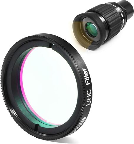 Astromania 1.25"-82 Degree SWA-15m Eyepiece - Bundle with - 1.25" UHC (Ultra High Contrast) Filter in Saudi Arabia