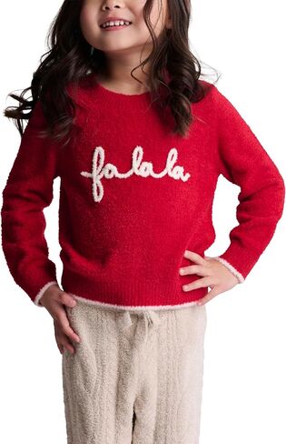Barefoot Dreams Baby-Girls CozyChic Lite Toddler FA La La Pullover in Saudi Arabia