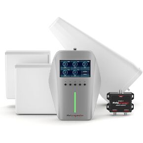 معزز الهاتف الخليوي للغرف المتعددة، يغطي مساحة 10000 قدم مربع مع هوائيين داخليين معزز إشارة الهاتف الخليوي مع شاشة LCD 5G متوافق مع جميع شركات النقل الأمريكية - Verizon AT&T T-Mobile، معتمد من لجنة الاتصالات الفيدرالية (FCC) in Kuwait