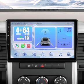 4G+64G for Dodge RAM 1500 Radio 2009-2012: Car Radio Upgrade for Dodge Ram 1500 2500 3500, Android 15 Stereo Replacement, Wireless/Wire Carplay&Android Auto/Bluetooth/WiFi/GPS/FM SWC/Backup Camera in Saudi Arabia