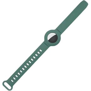Durable Silicone Tracker Wristband Compatible with AirTag for Kids & Seniors, Adjustable Waterproof Watch Bracelet for Children, Elderly & Family Safety in Saudi Arabia