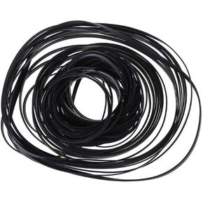 50 قطعة 40-135 مللي متر مزيج عالمي كاسيت ماكينة شرائط أحزمة ، مشترك 3 مللي متر حزام مطاطي مسطح للمسجلات محرك أقراص DVD in Kuwait