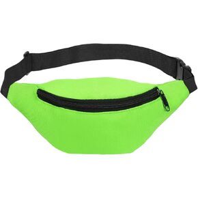 حزمة فاني للنساء من باتيكل 80s، حقيبة خصر قابلة للتعديل 90s Fanny Pack للحفلات والجري، وردي in Kuwait