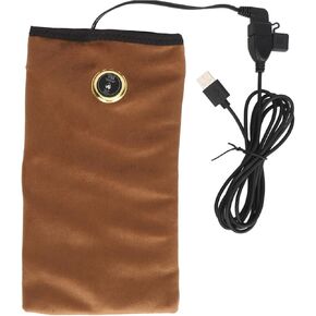 USB Heated Hand Warmer, 3 Temperature Adjustable Electric Handwarmer Pouch with Hot Compress Function, for Cold Winter Use Home Office Field in Kuwait
