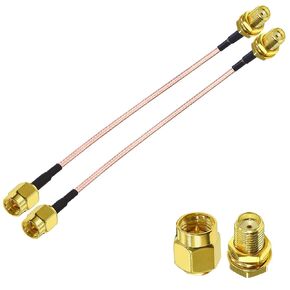 TUOLNK 2PCS RG316 SMA Coax Cable, SMA Male to Female Coaxial Cable 6inch(15cm) Pigtail Jumper Extension for WiFi Wireless Network 2G 3G 4G Antenna Router in Saudi Arabia