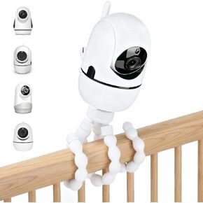 حامل ثلاثي لمراقبة الأطفال لـ HelloBaby HB65/HB40/ HB6550/HB6560/HB66/HB6339/HB6550 Pro، ANMEATE SM935E، حامل شاشة Hello Baby المرن مقاس 7.87 بوصة، حامل كاميرا الطفل، قم بتوصيل الكاميرا الخاصة بك أينما تريد in Kuwait