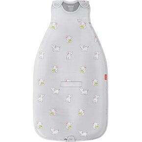 HECCEI Merino Wool & Cotton Baby Sleep Sack, All-Season 2-Way Zipper Baby Sleeping Bag, Adjustable Fit Baby Wearable Blanket (Cosmos Blue) in Saudi Arabia