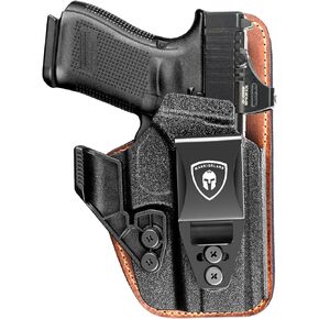حافظة هجينة من WARRIORLAND IWB، تناسب Glock 17/19 /19X/19V/22/23 Gen3-5 & G21/31/32/34/35 Gen3-4 & G44/45/47/49 وإصدار MOS/V للنماذج المدرجة وRuger RXM & PSA Dagger Compact، حافظة حمل مخفية in Kuwait
