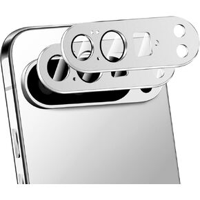 عبوتان لواقي عدسة الكاميرا Google Pixel 10 Pro XL، غطاء كاميرا من الزجاج المقوى المعدني الفاخر، مضاد للخدش عالي الوضوح (أسود) in Kuwait