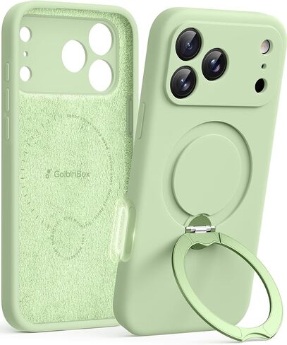 GolbinBox for iPhone 17 Pro Max Case with 360° Spin Magnetic Stand, Stone in Kuwait