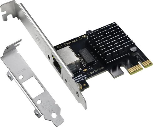 بطاقة شبكة PCIe 2.5 جيجا بايت مع شريحة Intel I226-V، محول شبكة 2500M/1000M/100M NIC، PCIe 3.1 X1، بطاقة PCI Express Gigabit Ethernet لنظام التشغيل Windows 10/11، Linux Kernel 5.16.18/RHEL8.6، VMware ESXi8.0 in Saudi Arabia