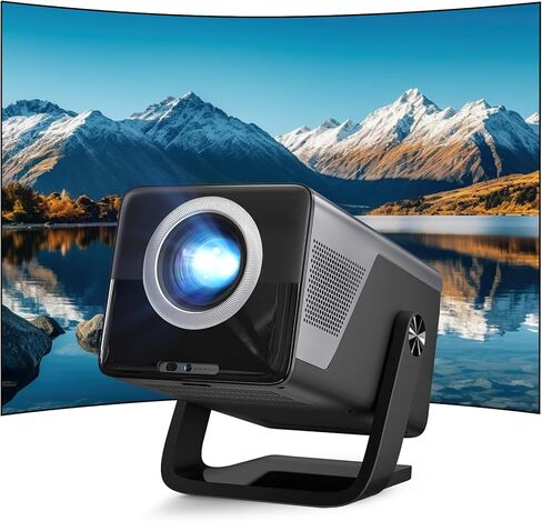 [8K Support/2000 ANSI/AI Visual Calibration] X7 Smart Projector with Android 14 OS DoIby,1080P UHD Projector with Netflix YouTube/ AI Auto Focus&Keystone&Obstacle Avoidance/Wifi/Bluetooth/200" Display in Saudi Arabia