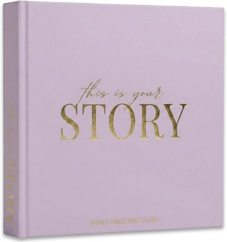 Baby Book Keepsake Baby Books to Record Baby's Milestones and Photos Memory Book for Newborn Girl or Newborn Boy, Gender Neutral, Scrapbook Album, First 5 Year Journal Includes Stickers & Keepsake Box in Saudi Arabia