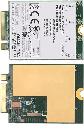 بطاقة 3G، 4G، 5G تدعم/GLONASS/Beidou/Galileo، لمواصفات PCI Express M.2 3042 Type Key.B Slot، DW5821E 3G 4G 5G بطاقة الشبكة in Kuwait