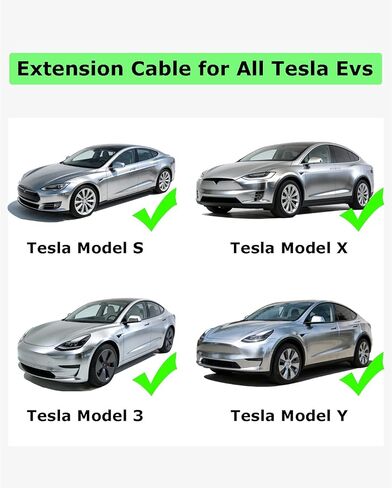كابل تمديد ل Tesla مع قابس NACS للنموذج Y x 3 S-truct in Saudi Arabia