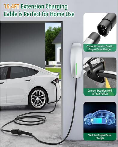 كابل تمديد ل Tesla مع قابس NACS للنموذج Y x 3 S-truct in Saudi Arabia