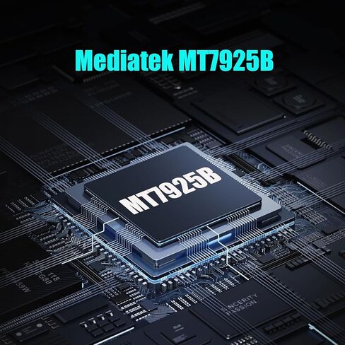 بطاقة GLOTRENDS BE6500 WiFi 7 PCIe WiFi لأجهزة الكمبيوتر المكتبية AMD/Intel مع وحدة تحكم MT7925B، بلوتوث 5.4، متوافقة مع Windows 11/Linux/macOS in Saudi Arabia