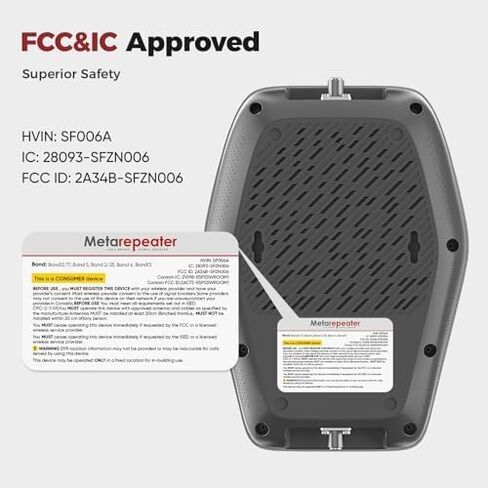 معزز الهاتف الخليوي للغرف المتعددة، يغطي مساحة 10000 قدم مربع مع هوائيين داخليين معزز إشارة الهاتف الخليوي مع شاشة LCD 5G متوافق مع جميع شركات النقل الأمريكية - Verizon AT&T T-Mobile، معتمد من لجنة الاتصالات الفيدرالية (FCC) in Kuwait