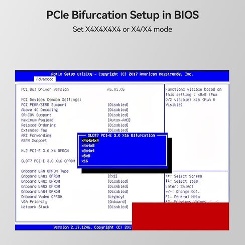 بطاقة توسيع الواجهة ELUTENG Dual-Slot NVMe إلى PCIe 5.0 x16 (تدعم ما يصل إلى x8 عرض النطاق الترددي) 64 جيجابت في الثانية متوافقة مع محولات PCIe 4.0/3.0/2.0 تدعم عوامل شكل SSD 2230/2242/2260/2280 in Kuwait