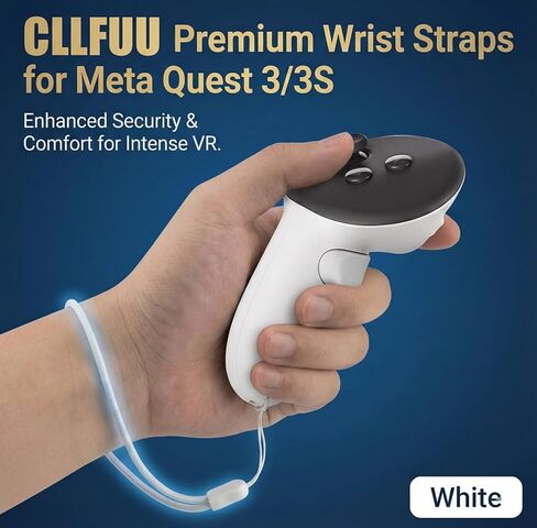 2Pack Fit for Meta Quest 3 3S Controller Strap,Adjustable Secure Controller Hand Straps Compatible with Oculus Meta Quest 3/3S Wrist Straps,Easily Installation. in Saudi Arabia