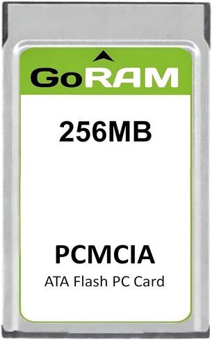 بطاقة فلاش GoRam سعة 256 ميجابايت PCMCIA ATA جديدة (تغليف بالجملة) (256 ميجابايت) in Saudi Arabia