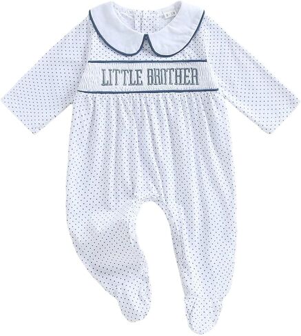 Newborn Baby Boy Clothes Zipper Footies Infant Romper Jumpsuit Fall Winter | 0 3 6 Months Infant Clothes,Long Sleeve,Plaid,One Piece,Onesie,Newborn Boy Outfit,Preemie Boys Clothes,Coming Home Outfit in Saudi Arabia