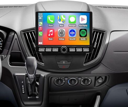 QLED Radio for Ford Transit 150 250 350 Base Version 2015 2016 2017 2018 2019 Upgrade,Touch Screen Stereo Replacement,carplay Android auto,4G Network,Free Camera in Kuwait