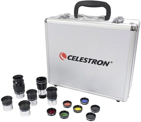 Celestron Advanced VX 8" EdgeHD Telescope - with Deluxe Accessory Kit (5 Celestron Plossl Eyepieces, 1.25" Barlow Lens, 1.25" Filter Set, Accessory Carry Case in Saudi Arabia