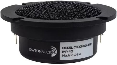 Dayton Audio CFCOMBO-4MP 3/4 بوصة و2 بوصة مكبر صوت من ألياف الكربون/مجموعة متوسطة متطابقة 4 أوم in Saudi Arabia