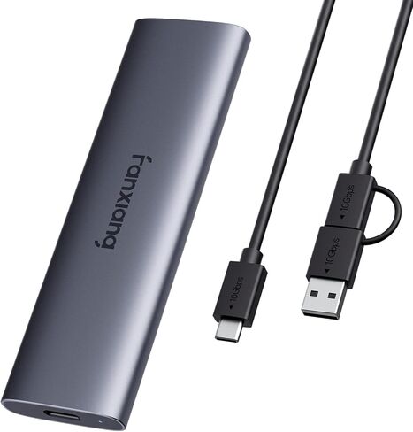SSD خارجي fanxiang 1 تيرابايت - محرك أقراص الحالة الصلبة الخارجي SSD محمول، 1000 ميجابايت/ثانية، USB 3.2 Gen2 Type-C، سبائك الألومنيوم، محرك أقراص ثابت خارجي لهاتف iPhone15/16، Android، Mac، Windows -PS1008NEW in Saudi Arabia