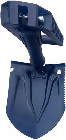 Outdoor Emergency Folding Shovel, 24 inches in Length, Made of high-Hardness Carbon Steel, with Serrated Edges, andequipped with a Carrying Bag. Suitable for Camping and Other Outdoor Activities. in Saudi Arabia
