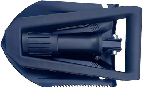 Outdoor Emergency Folding Shovel, 24 inches in Length, Made of high-Hardness Carbon Steel, with Serrated Edges, andequipped with a Carrying Bag. Suitable for Camping and Other Outdoor Activities. in Saudi Arabia