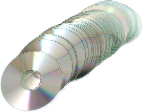 Tofficu 50pcs القرص الزخرفية اليدوية أقراص CD أقراص الزخرفية DIY أقراص ديكور المنزل DIY أقراص CD المنزلية أقراص فارغة للصور أقراص CD الديكور فارغة للمنزل البلاستيك in Kuwait