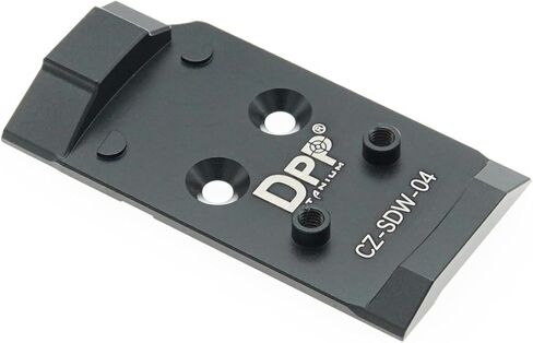 لوحة محول تيتانيوم DPP متوافقة مع CZ Shadow 2 Optic Ready وHolosun 407K/507K/EPS Carry/EPS/RomeoZero ——CZ-SDW-04 in Kuwait
