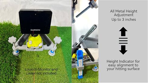 حامل التسوية والمحاذاة لشاشة الإطلاق Garmin R10 المتوافقة مع Ryobi ELL1501 (غير متضمنة) in Kuwait