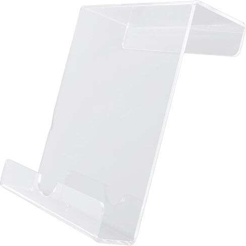Treadmill Tablet Holder, Acrylic Book Stand for Exercise Bike Stair Machine, with Easy Setup No Tools Needed, for Reading Watching While Working Out (Transparent) in Saudi Arabia