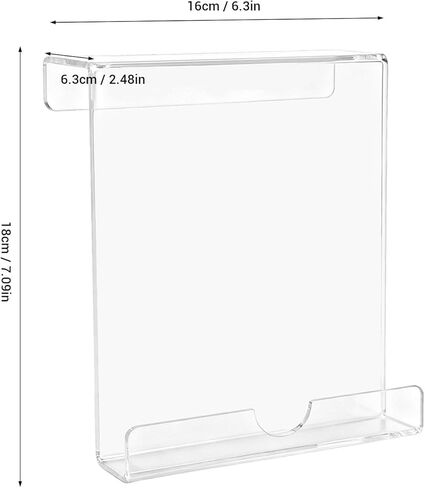Treadmill Tablet Holder, Acrylic Book Stand for Exercise Bike Stair Machine, with Easy Setup No Tools Needed, for Reading Watching While Working Out (Transparent) in Saudi Arabia