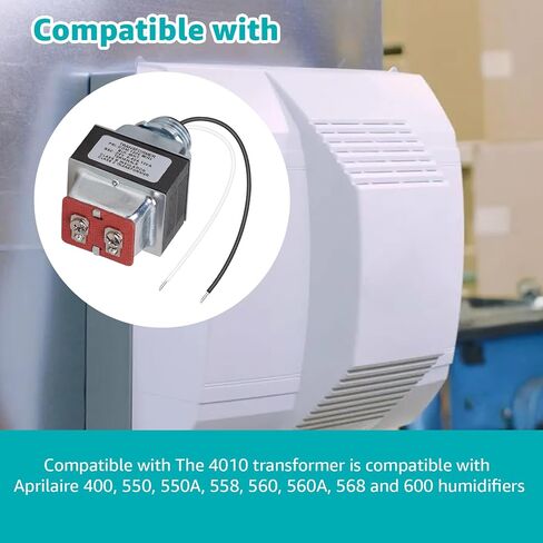 4010 Humidifier Transformer Compatible with Aprilaire 4010, 400, 550, 550A, 558, 560, 560A, 568, 600 Humidifier, 24V 10VA Transformer ﻿ in Kuwait